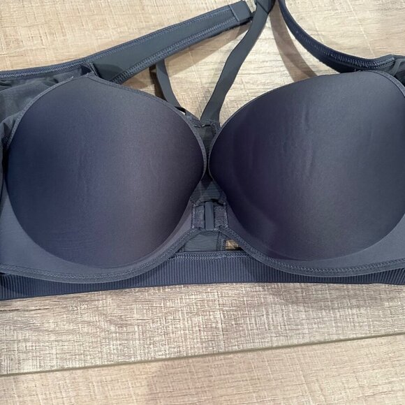 VICTORIA SPORT VICTORIA SECRET GRAY WOMENS SPORTS BRA 34D - Picture 4 of 7